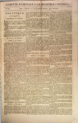 Gazette nationale, ou le moniteur universel (Le moniteur universel) Freitag 26. Juli 1799