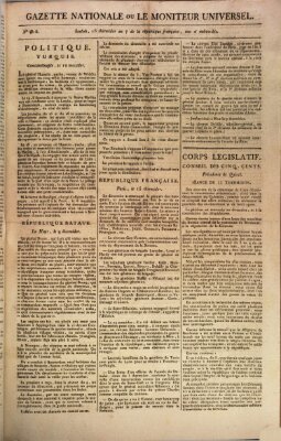 Gazette nationale, ou le moniteur universel (Le moniteur universel) Samstag 3. August 1799