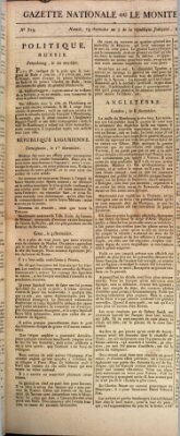 Gazette nationale, ou le moniteur universel (Le moniteur universel) Dienstag 6. August 1799