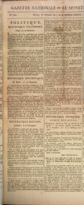 Gazette nationale, ou le moniteur universel (Le moniteur universel) Mittwoch 7. August 1799