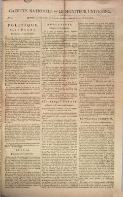 Gazette nationale, ou le moniteur universel (Le moniteur universel) Mittwoch 25. September 1799