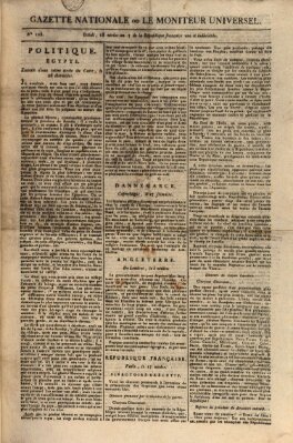 Gazette nationale, ou le moniteur universel (Le moniteur universel) Montag 7. Januar 1799