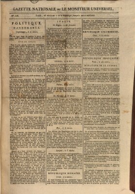 Gazette nationale, ou le moniteur universel (Le moniteur universel) Dienstag 15. Januar 1799