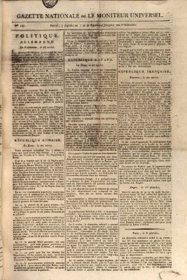 Gazette nationale, ou le moniteur universel (Le moniteur universel) Samstag 26. Januar 1799