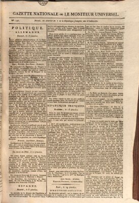 Gazette nationale, ou le moniteur universel (Le moniteur universel) Freitag 8. Februar 1799