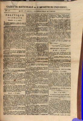 Gazette nationale, ou le moniteur universel (Le moniteur universel) Freitag 15. März 1799