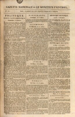 Gazette nationale, ou le moniteur universel (Le moniteur universel) Freitag 22. März 1799