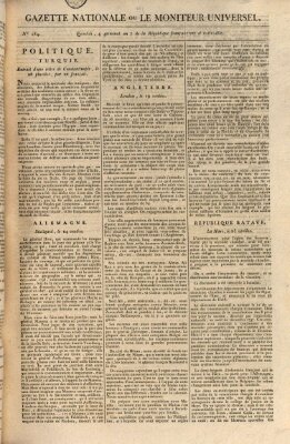 Gazette nationale, ou le moniteur universel (Le moniteur universel) Sonntag 24. März 1799