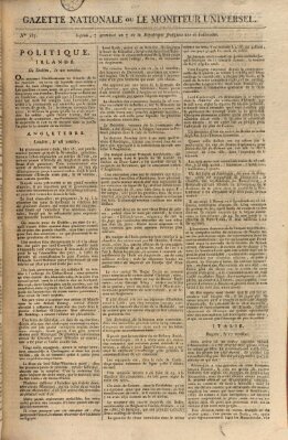 Gazette nationale, ou le moniteur universel (Le moniteur universel) Mittwoch 27. März 1799