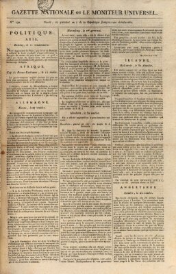 Gazette nationale, ou le moniteur universel (Le moniteur universel) Montag 1. April 1799