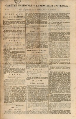 Gazette nationale, ou le moniteur universel (Le moniteur universel) Dienstag 2. April 1799