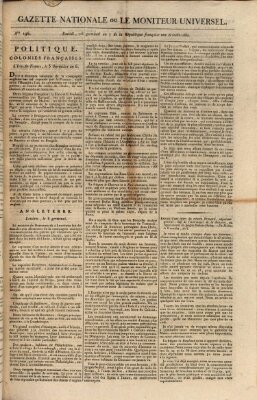 Gazette nationale, ou le moniteur universel (Le moniteur universel) Freitag 5. April 1799