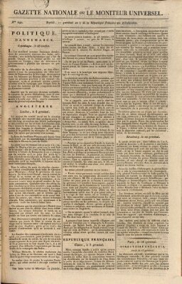 Gazette nationale, ou le moniteur universel (Le moniteur universel) Samstag 6. April 1799