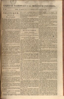 Gazette nationale, ou le moniteur universel (Le moniteur universel) Dienstag 16. April 1799