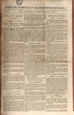 Gazette nationale, ou le moniteur universel (Le moniteur universel) Freitag 19. April 1799