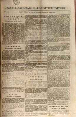 Gazette nationale, ou le moniteur universel (Le moniteur universel) Donnerstag 25. April 1799