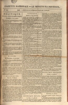 Gazette nationale, ou le moniteur universel (Le moniteur universel) Mittwoch 1. Mai 1799