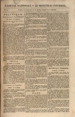 Gazette nationale, ou le moniteur universel (Le moniteur universel) Montag 20. Mai 1799