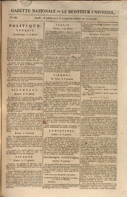 Gazette nationale, ou le moniteur universel (Le moniteur universel) Dienstag 4. Juni 1799