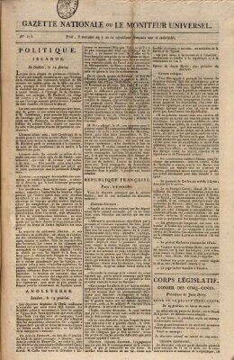 Gazette nationale, ou le moniteur universel (Le moniteur universel) Freitag 21. Juni 1799