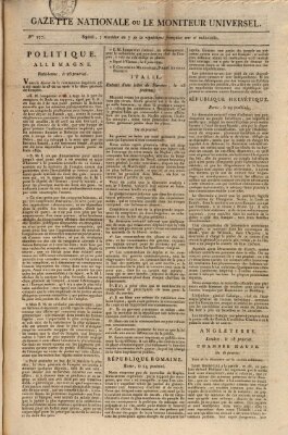 Gazette nationale, ou le moniteur universel (Le moniteur universel) Dienstag 25. Juni 1799