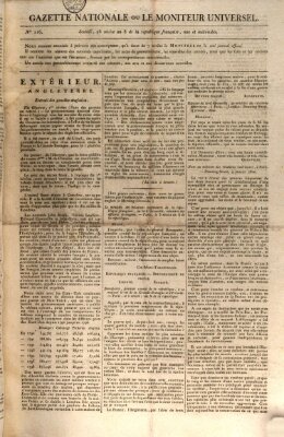 Gazette nationale, ou le moniteur universel (Le moniteur universel) Donnerstag 16. Januar 1800