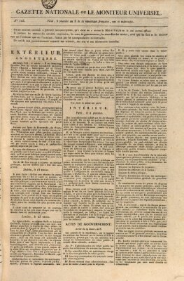 Gazette nationale, ou le moniteur universel (Le moniteur universel) Donnerstag 23. Januar 1800