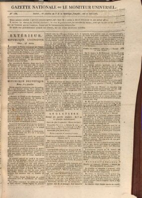 Gazette nationale, ou le moniteur universel (Le moniteur universel) Mittwoch 5. Februar 1800