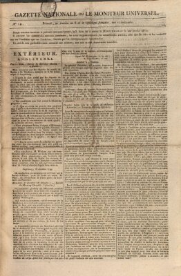 Gazette nationale, ou le moniteur universel (Le moniteur universel) Montag 10. Februar 1800