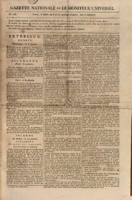 Gazette nationale, ou le moniteur universel (Le moniteur universel) Dienstag 25. Februar 1800