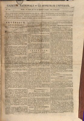 Gazette nationale, ou le moniteur universel (Le moniteur universel) Samstag 1. März 1800