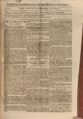 Gazette nationale, ou le moniteur universel (Le moniteur universel) Donnerstag 6. März 1800