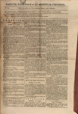 Gazette nationale, ou le moniteur universel (Le moniteur universel) Montag 10. März 1800