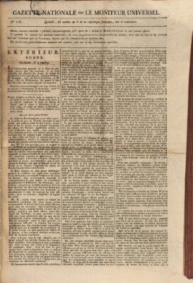 Gazette nationale, ou le moniteur universel (Le moniteur universel) Sonntag 16. März 1800