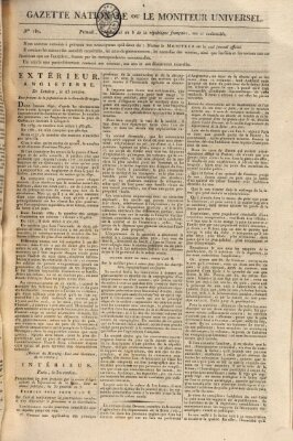 Gazette nationale, ou le moniteur universel (Le moniteur universel) Samstag 22. März 1800