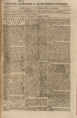 Gazette nationale, ou le moniteur universel (Le moniteur universel) Montag 14. April 1800