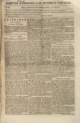Gazette nationale, ou le moniteur universel (Le moniteur universel) Samstag 10. Mai 1800