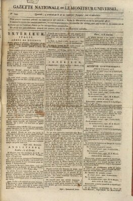 Gazette nationale, ou le moniteur universel (Le moniteur universel) Samstag 24. Mai 1800