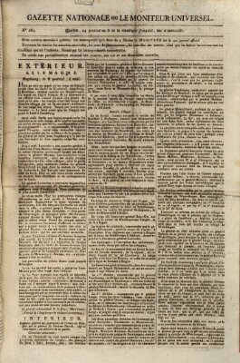 Gazette nationale, ou le moniteur universel (Le moniteur universel) Freitag 13. Juni 1800