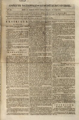 Gazette nationale, ou le moniteur universel (Le moniteur universel) Montag 16. Juni 1800