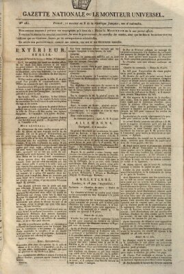 Gazette nationale, ou le moniteur universel (Le moniteur universel) Montag 30. Juni 1800