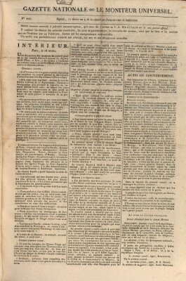 Gazette nationale, ou le moniteur universel (Le moniteur universel) Mittwoch 7. Januar 1801