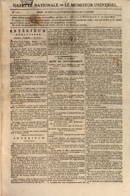 Gazette nationale, ou le moniteur universel (Le moniteur universel) Samstag 10. Januar 1801