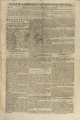 Gazette nationale, ou le moniteur universel (Le moniteur universel) Donnerstag 15. Januar 1801