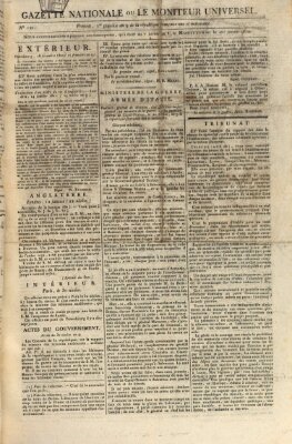 Gazette nationale, ou le moniteur universel (Le moniteur universel) Mittwoch 21. Januar 1801