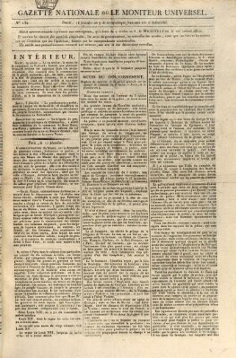 Gazette nationale, ou le moniteur universel (Le moniteur universel) Sonntag 1. Februar 1801