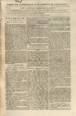 Gazette nationale, ou le moniteur universel (Le moniteur universel) Dienstag 3. Februar 1801