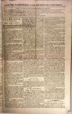 Gazette nationale, ou le moniteur universel (Le moniteur universel) Dienstag 10. Februar 1801