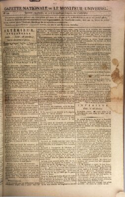 Gazette nationale, ou le moniteur universel (Le moniteur universel) Freitag 13. Februar 1801