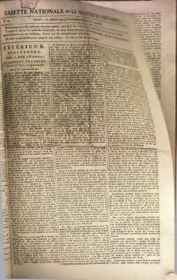 Gazette nationale, ou le moniteur universel (Le moniteur universel) Montag 16. Februar 1801